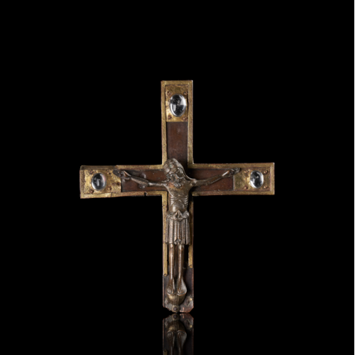 Romanesque corpus on a crucifix